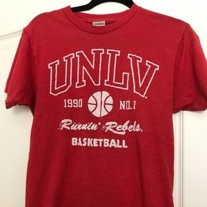 1990 vintage UNLV runnin rebels basketball shirt
